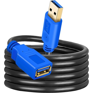 USB 3.0 Extension Cable 10Ft,USB 3.0 Extender Cord Type A Male to A Female for Oculus VR, Playstation, USB Flash Drive,
