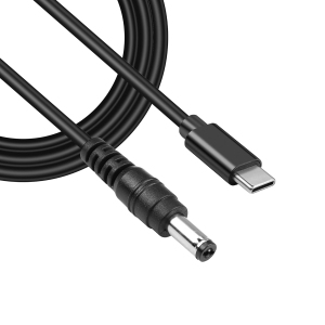USB C to DC5521 Power Extension Charge Cable 65W PD USB Type C Input to DC 5.5x2.1mm Output Power Charging