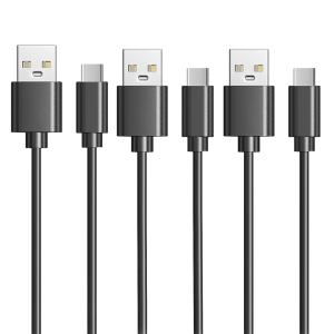 3 Pack USB C Cable Type C to USB A Fast Charger Cord for Samsung Galaxy S9 S10 S20 S21 S22 Note 20 10 9, LG G8 G7 V40,