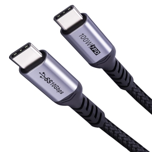 6.6ft USB C to USB C Cable 100W, Type C 3.1 Gen 2 Cable, 10GBbps High Speed Data Transfer 20V5A Quick Charge