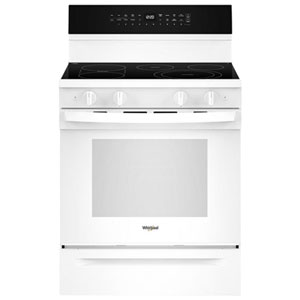 Whirlpool 30" 5.3 Cu. Ft. True Convection 5-Element Freestanding Electric Range (YWFES7530RW) - White