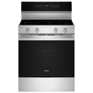 Whirlpool 30" 5.3 Cu. Ft. True Convection Electric Range (YWFES7530RZ) - Fingerprint Resistant Stainless