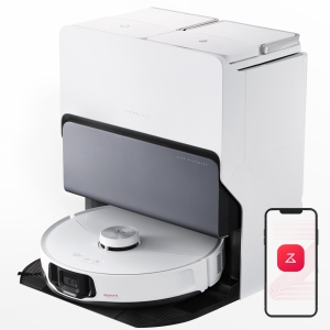 Roborock S8 MaxV Ultra Robot Vacuum & Mop for Pet Hair with 8-in-1 RockDock Ultra, Reactive AI 2.0, 10,000Pa - White