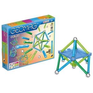 GEOMAG Color STEM Magnetic Building Set - 35 Pieces | Safe Magnet 1:1 | Swiss Made