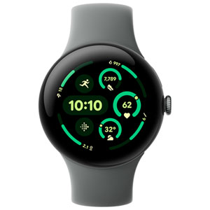 Google Pixel Watch 3 LTE 45mm with Aluminum Matte Hazel Case