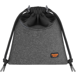Headphone Bag Storage Drawstring Headset Pouch Soft Headset Case Bag Lightweight Portable Travel Carrying Organizer for Gaming Headsets Over-Ear Headphones Neckband Storage Bag