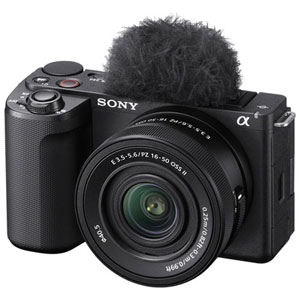 Sony Alpha ZV-E10 II Mirrorless Camera with 16-50mm Lens Kit - Black