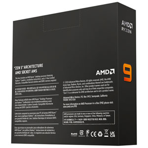 CPU AMD Ryzen 9 9900X BOX AMD Ryzen™ 9 9900X 12-Core, 24-Thread Unlocked Desktop Processor