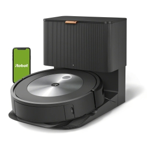 iRobot Roomba j6+ (6550) Self-Emptying Robot Vacuum – Identifies and Avoids Pet Waste & Cords, Empties Itself for 60..