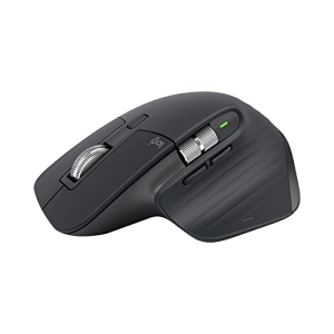 Logitech MX Master 3S - Wireless Performance Mouse with Ultra-fast Scrolling, Ergo, 8K DPI, Track on Glass, Quiet Clicks