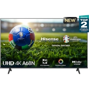 Hisense 43" 4K UHD LED HDR+/HDR10 AI Upscaler DTS Virtual Game Mode Plus Google TV Smart TV (43A68N) - 2023 - Great for Gaming & Streaming