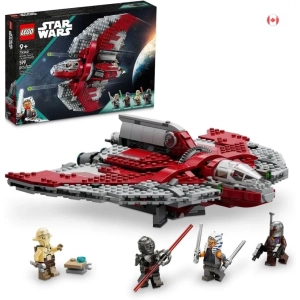 LEGO Star Wars Ahsoka Tano’s T-6 Jedi Shuttle 75362: Ahsoka TV Series Inspired Playset with Buildable Starship and 4 Figures