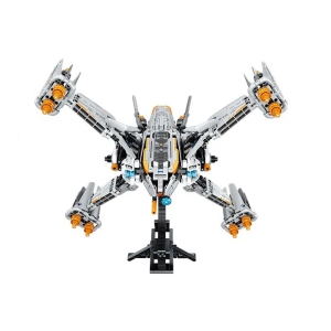 Tradeopia DIY X Fighter Aircraft Premium Building Block Kit (1018 Pieces) - Educational STEM Toy for Ages 6+
