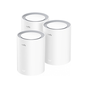 Cudy M3000 AX3000 2.5G Dual Band Wi-Fi 6 Mesh System, 3-Pack | Covers up to 7000 Sq.Ft., Replaces Wireless Router and Extender, Supports Ethernet Backhaul