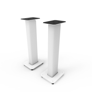 Kanto SX30 30" Fillable Speaker Stands with Isolation Feet and Fillable Channel - White, Pair