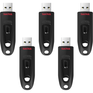 SanDisk 128GB 5-Pack Ultra USB 3.0 Flash Drive (5x128GB) - SDCZ48-128G-B5CT