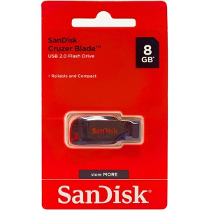 SanDisk Cruzer Blade 8GB USB 2.0 Flash Drive- SDCZ50-008G-B35
