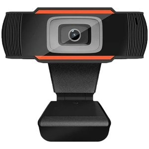 AQVIN 1080P High Resolution 30 fps USB Webcam - (Full HD Video conferencing & Streaming/ 110° Wide - Angle Lens/ Built-in Noise Reduction microphone/ Low-Light Correction) - Black