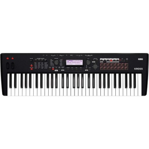 Korg Kross 2 61-Key Performance Synthesizer Workstation with Increased Sounds, Sampling and Trigger Pads