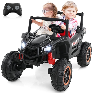 Costway 24V Kids Ride on UTV with 4 x 100W Powerful Engine Remote Control High/Low Speed
