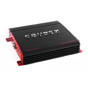 Crunch PX-1000 Car Stereo Amp with 4 3-Way Speakers and Soundstorm Wiring Kit