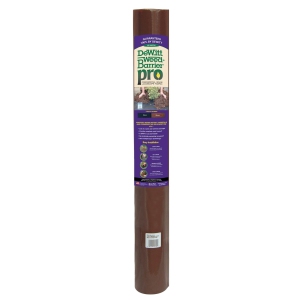 DeWitt Barrière Pro Tissu de paysage en marron (3 Ounces), 4' x 300' Recharge