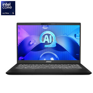 MSI Modern 15 H 15.6" Business Laptop - Intel Core Ultra 5-125H - 16GB DDR5 - 512GB SSD - Windows 11 Home - Classic Black