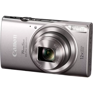 Canon PowerShot ELPH 360 HS Digital Camera (Silver) - 1078C001