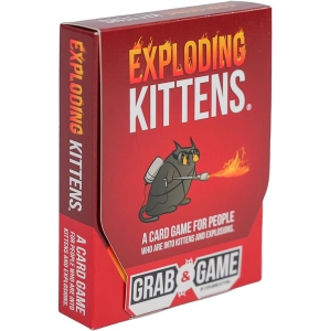 Exploding Kittens LLC Grab & Game: Exploding Kittens 2-4 players, ages 7+, 10 minutes