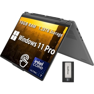 Lenovo Yoga 7i 2-in-1 16" 2K Touchscreen Laptop - Intel Core Ultra 7 155U - 16GB LPDDR5X - 1TB SSD - Windows 11 Pro - Grey
