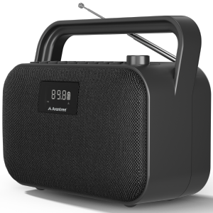 Avantree PowerByte - Portable Powerful 30W Stereo Bluetooth Speakers with Digital FM Radio & SD Card Player, 20hr Rechargeable Playtime, and Extended Range, Wireless & Wired Speake