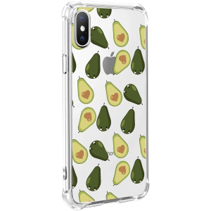 for iPhone SE 2020/iPhone 7/iPhone 8 Case Avocado, Clear TPU Phone Cases with Design, Soft Flexiable Slim