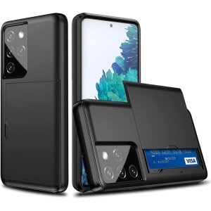 [Wallet Armor] Case for Samsung Galaxy S20, Shockproof Impact Resistant [Credit Card Holder] Protective Heavy