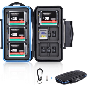 36 Slots SD Card Case Micro SD Card Case CF Card Holder Memory Card Holder Storage for 18 Micro SD Card, 12 SD SDXC