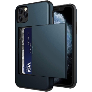 [Wallet Armor] Case for iPhone 11 Pro Max, Shockproof Impact Resistant [Credit Card Holder] Protective Heavy