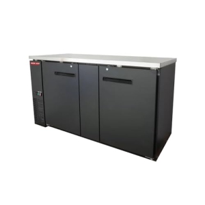 NEW AIR RÉFRIGÉRATION NBB-69-SB Double Solid Door 69″ Back Bar Refrigerator Cooler - 665 L / 23.5 Cu. Ft. - Ideal for Bars, Restaurants, Hotels & Cafés