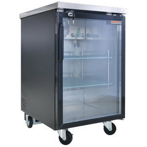 NEW AIR RÉFRIGÉRATION NBB-23-SG Single Glass Door 23″ Back Bar Refrigerator Cooler - 220 L / 7.8 Cu. Ft. - Ideal for Bars, Restaurants, Hotels & Cafés