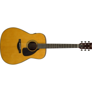 Yamaha FGX5 II Red Label Dreadnought Style Acoustic/Electric Guitar with Hardshell Case