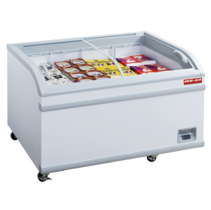 NEW AIR RÉFRIGÉRATION NIF-56-CG Commercial 56" Curved Glass 13 Cu. Ft. Ice Cream Freezer