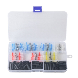 ISTAR Solder Butt Connector, Heat Shrink Butt Connector 300pcs and Remove Durable Stable Practical with Box for Heat Shrink Tube