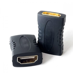 Female to Female Connector 1080p Coupler Adapter Joiner Extender for Computer, Media Player, Blu-ray Player, Ultra HD TV, Monitor, Projector with HDMI Input