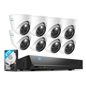 Reolink RLK16-1200D8-A 12MP UHD 16-Channel PoE Camera System with Colar Night Vision, Person/Vehicle Detection, Built-in 4TB Hard Drive