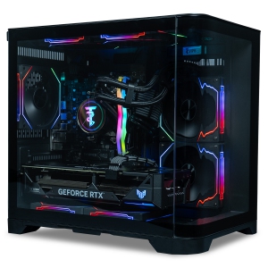 ViprTech Reaper 4.0 Liquid-Cooled PC - AMD Ryzen 7 8700F (5.0Ghz Turbo), RTX 5070 12GB, 32GB DDR5, 2TB SSD, VR-Ready, Streaming, Win 11, Gaming Desktop Computer, Onyx Black