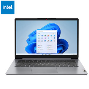 Ordinateur portable Lenovo IdeaPad 1i 14 po - Intel Celeron N4500 - 4 Go DDR4 - 128 Go SSD - Windows 11 - Gris nuage