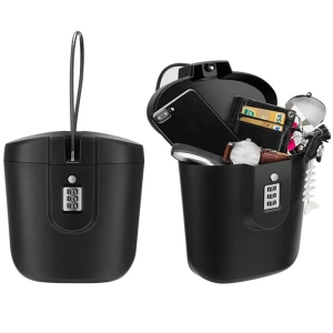 Enhanced Portable Beach Bucket Password Box Storage For Outdoor