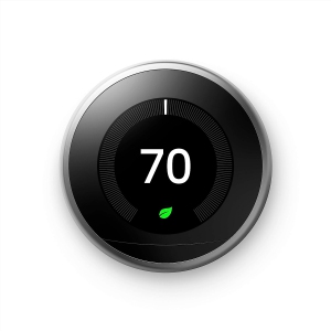 Google Nest Wi-Fi Smart Learning Thermostat (3rd Generation) - Stainless Steel