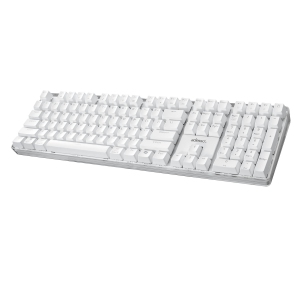 Multi OS Illuminated Desktop Mechanical Keyboard with CoPilot key (White)