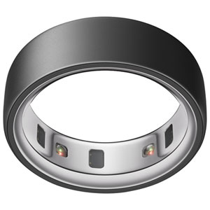 Oura Ring 4 Smart Ring with Health, Sleep & Fitness - 8-Day Battery - Stealth - Size 10