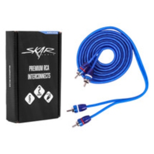 Skar Audio SKAR2CH-RCA6 2-Channel Twisted Pair RCA Interconnect Cable - 6ft