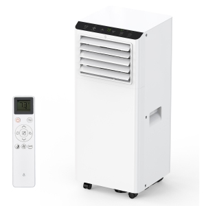 Acekool 3-in-1 Portable Air Conditioner - 8000 BTU (350 sq ft Coverage) - 50dB, Window Kit, Remote - white